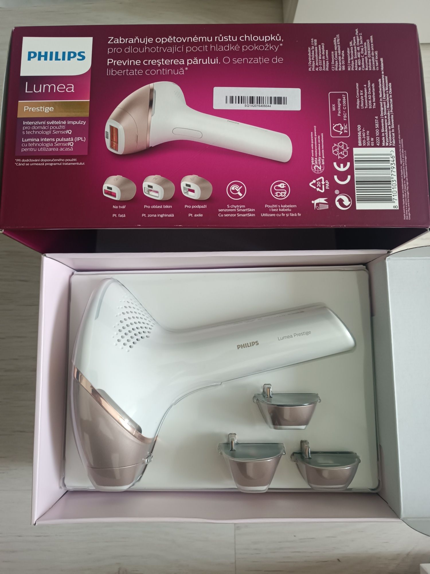 Depilator laserowy Philips Lumea Prestige BRI956