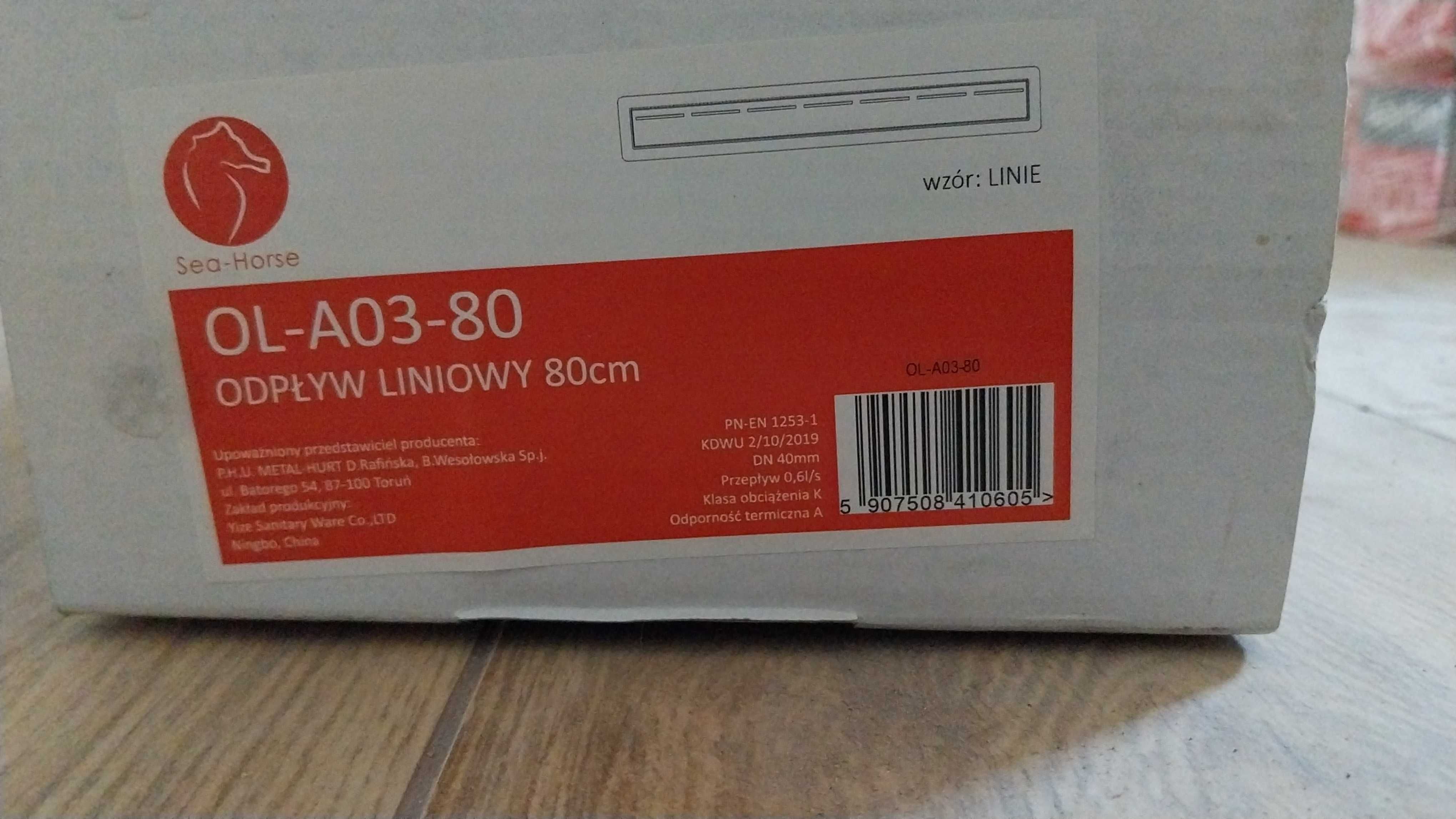 Odpływ liniowy 80 cm