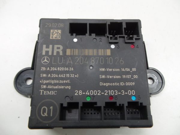 Módulo porta trás esquerdo MERCEDES-BENZ Classe C Carrinha (S204)