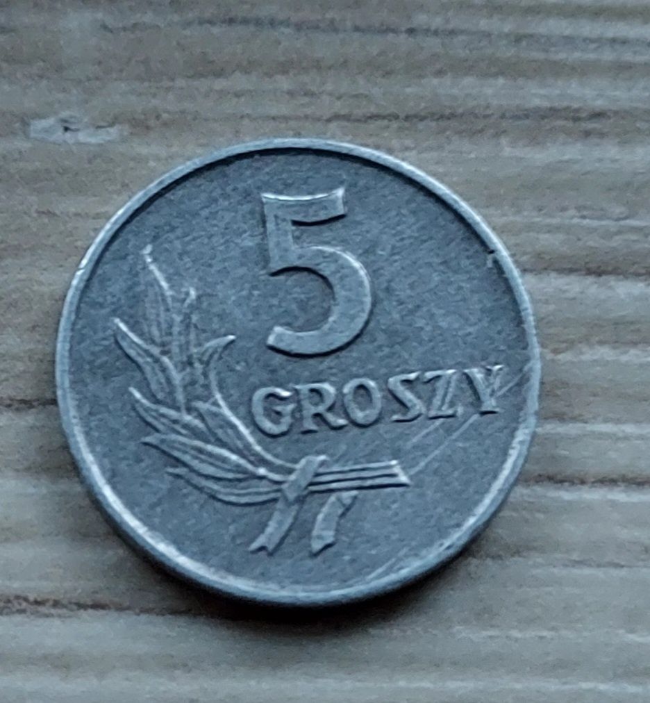 5 groszy 1967 r. Polska