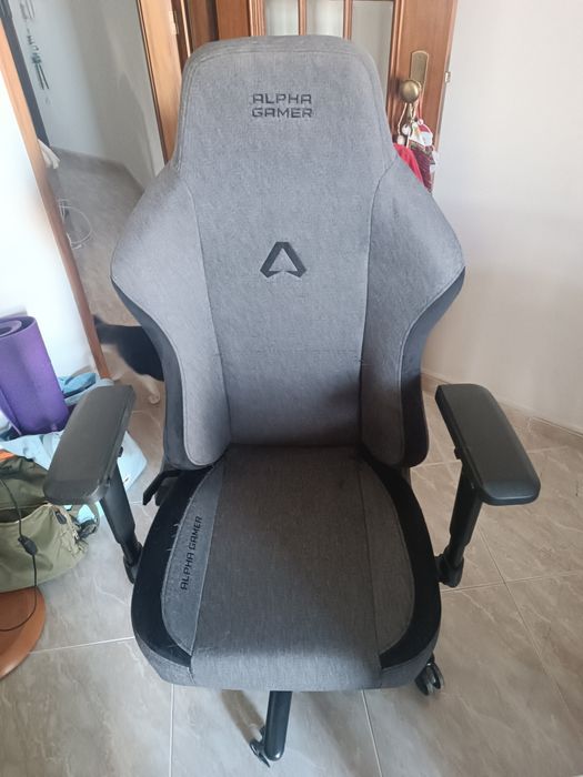 Cadeira Alpha Gamer Nebula Cinza