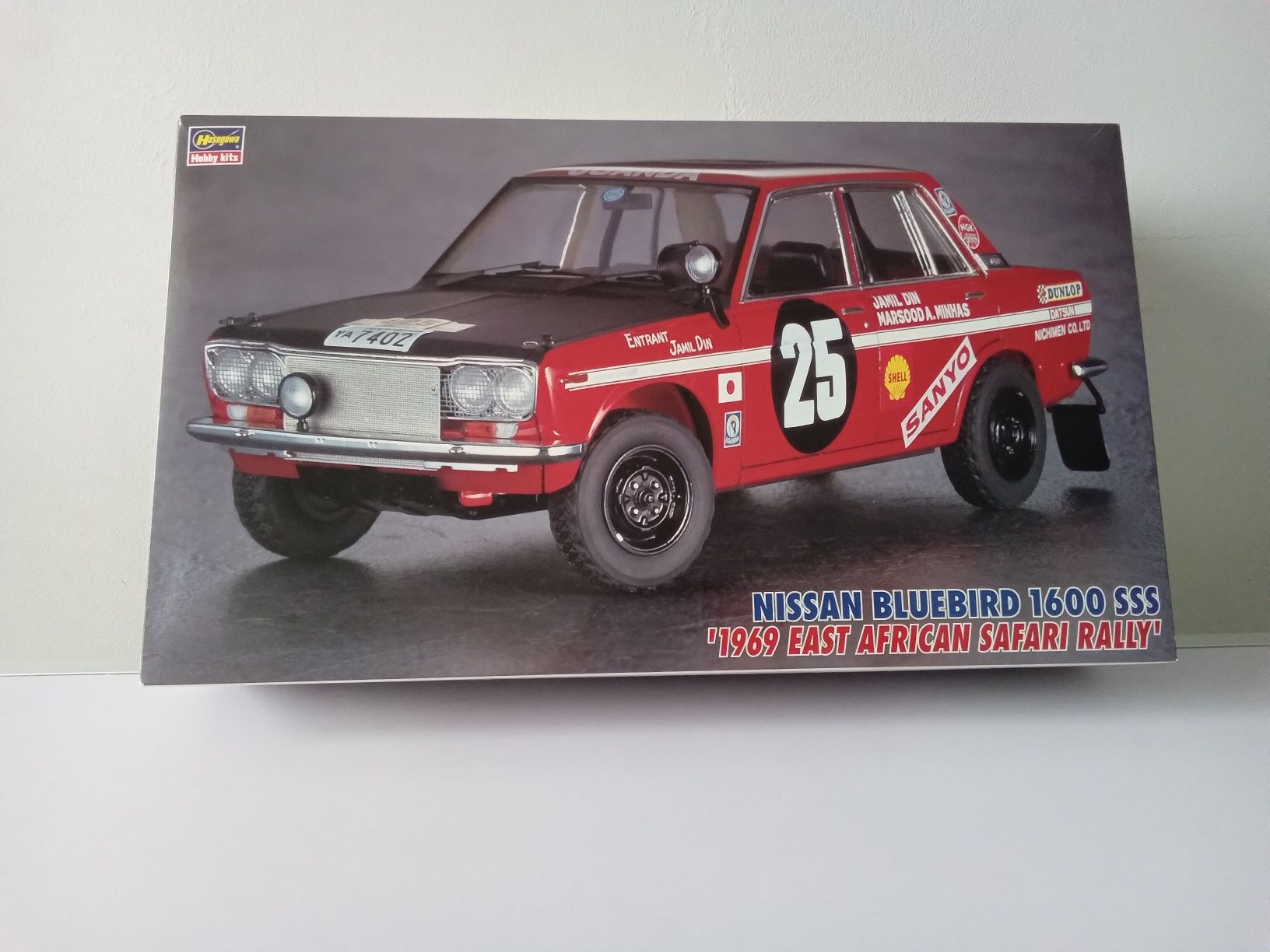 Hasegawa 1:24 Nissan Bluebird 1600 SSS Rajd Afryki Wschodniej 1969