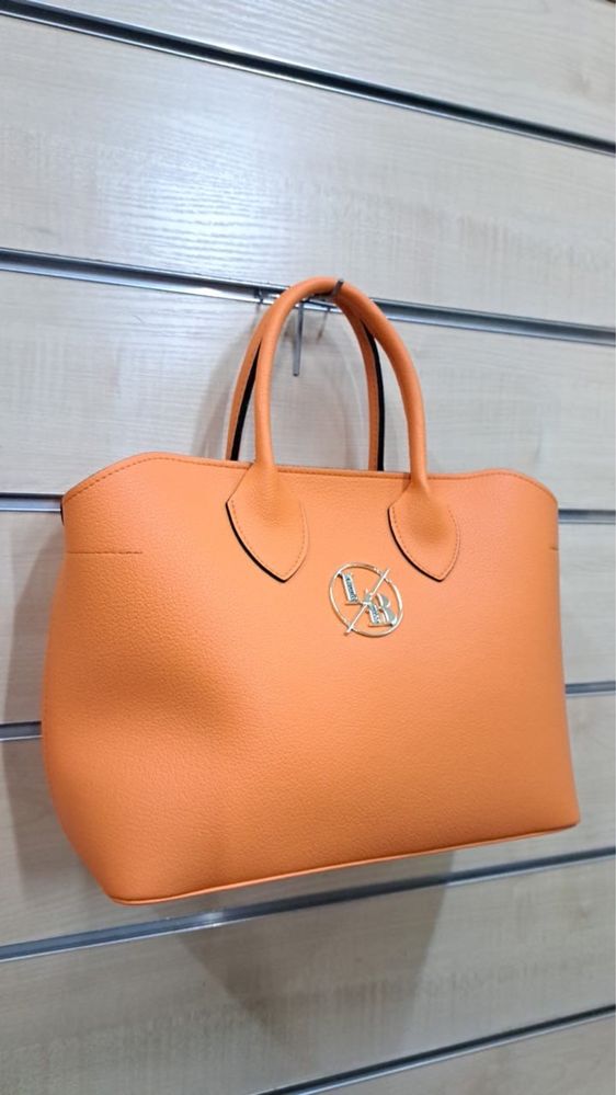 Pomarańczowa torebka shopper Laura Biaggi