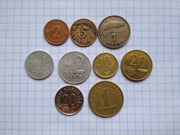 Монеты  Прибалтики
