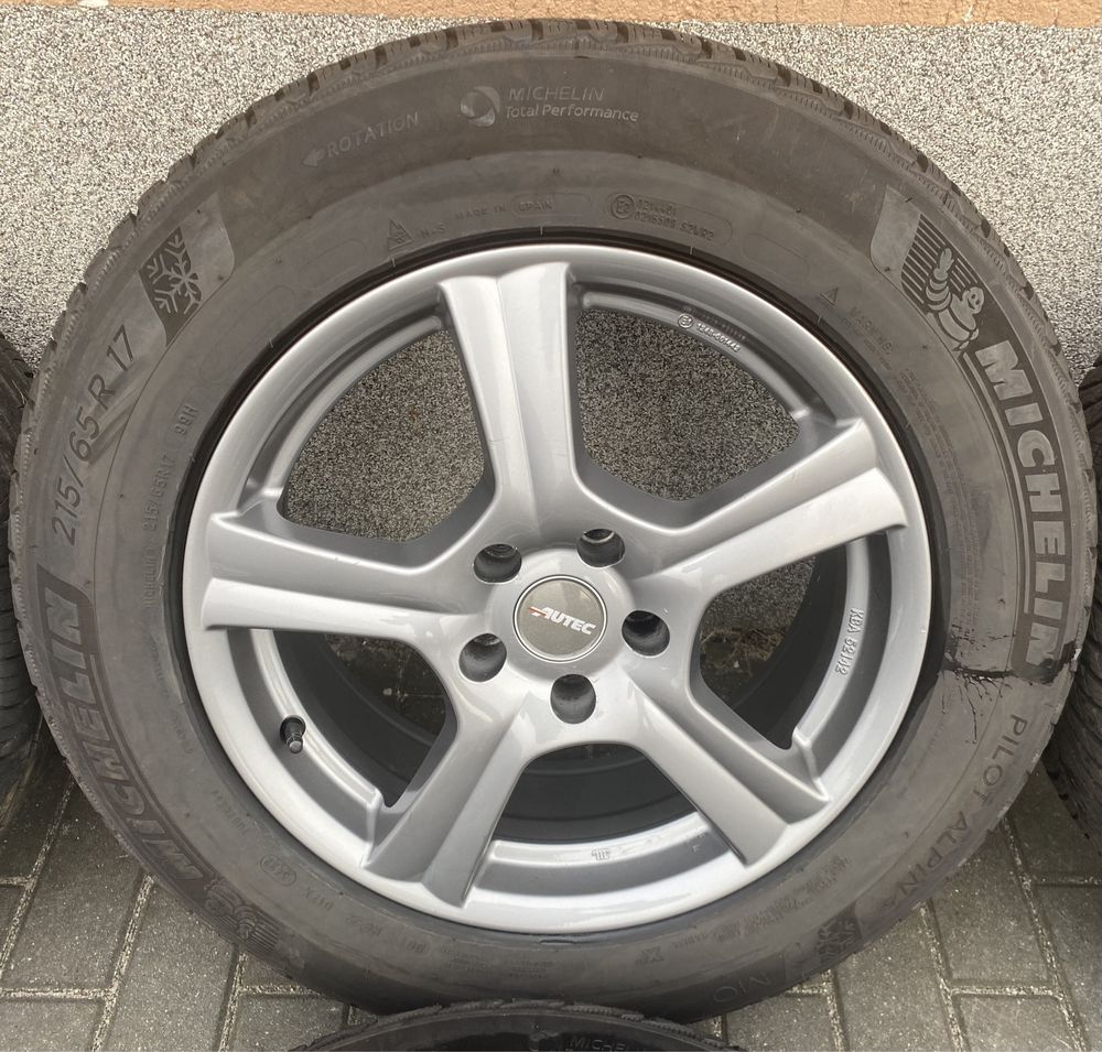 Alufelgi z oponami 215/65 R17 VW Tiguan Seat Taracco Skoda Kodiaq