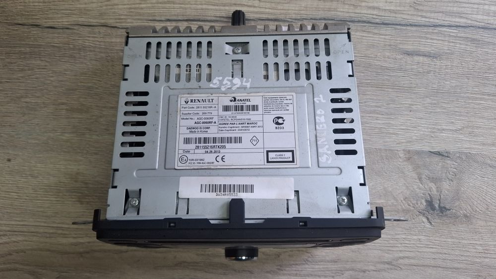 Магнітола Renault автомагнітола Renault