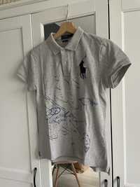 T-shirt polo Ralph lauren bluzka z krótkim rękawem skinny fit s