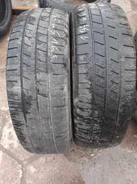 2x używane opony zimowe 195/65 R16C Wzmacniane do busa - 4mm