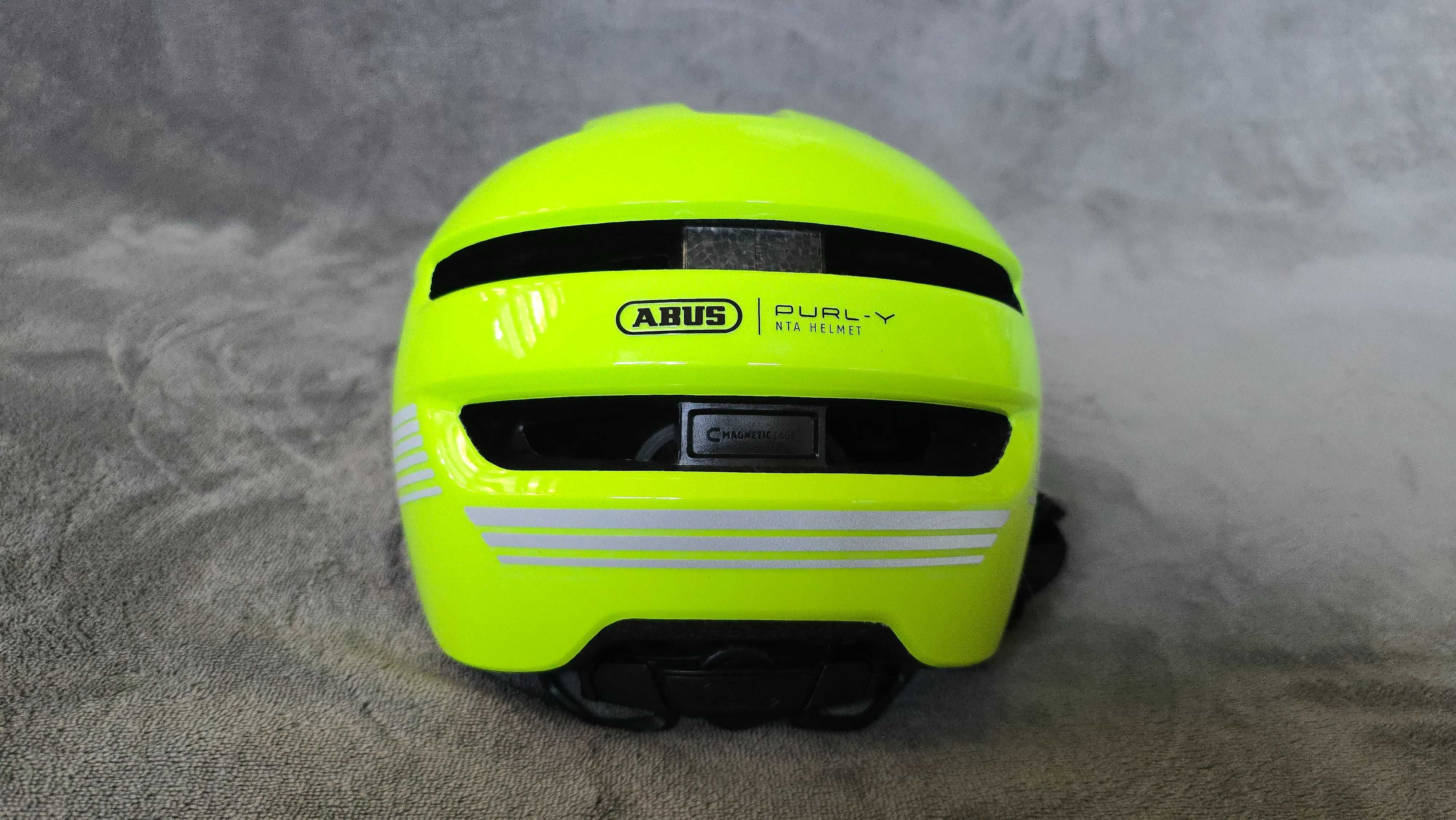 Kask rowerowy Abus Purl-y Signal Yellow rozm M 54-58