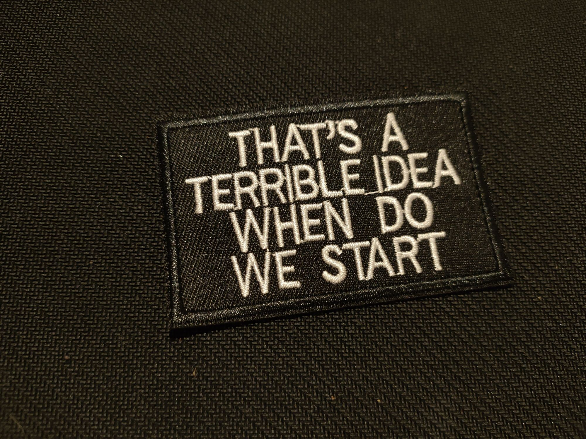 Patch com  frase