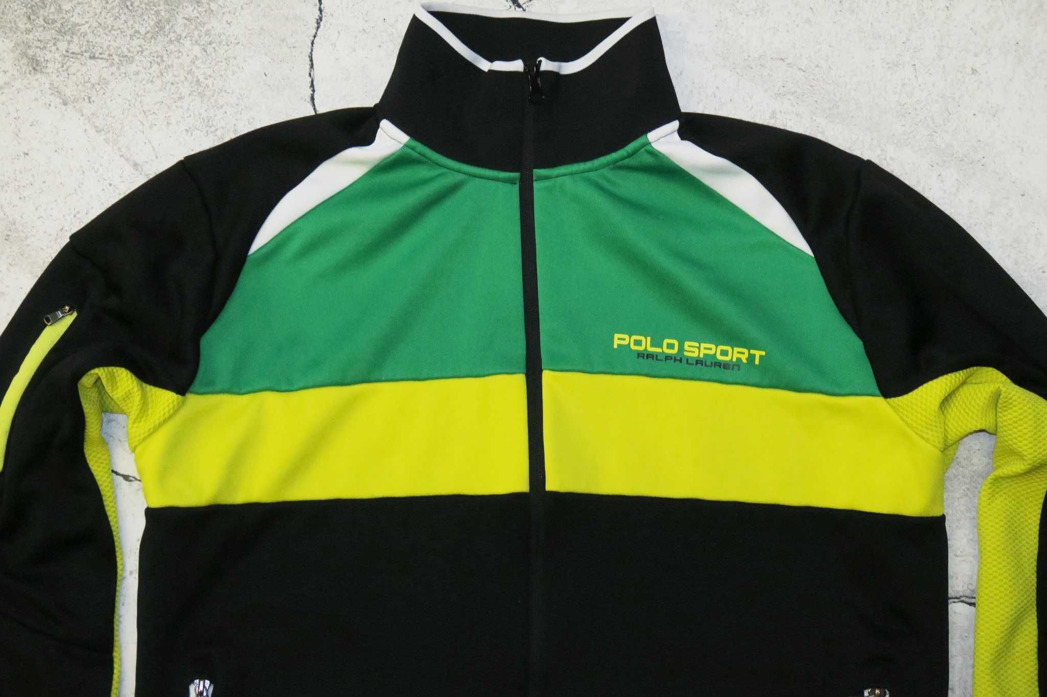 Ralph Lauren bluzaa na zamek ocieplana polarem Polo Sport XL