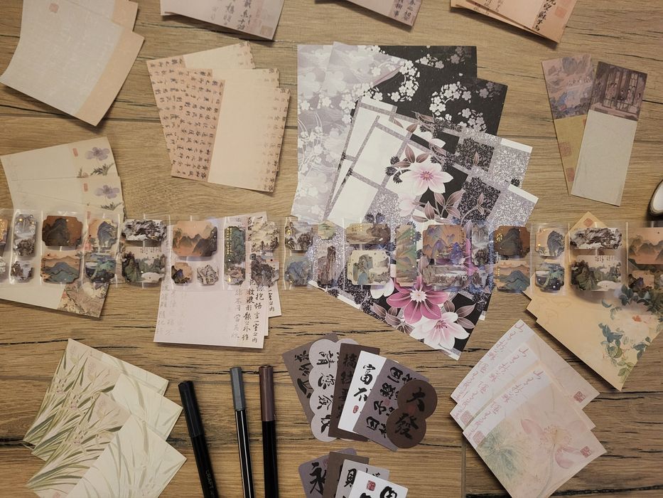 Mega zestaw bulletjournal scrapbooking