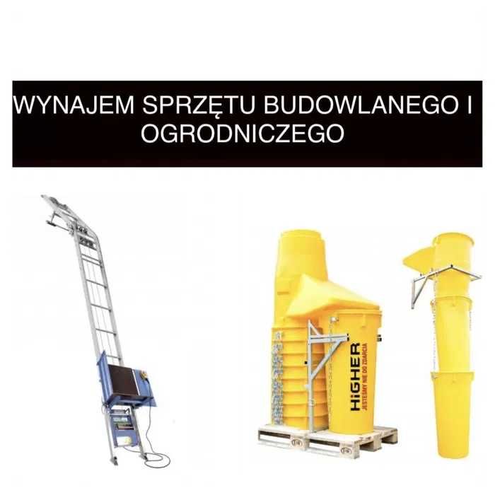 winda dekarska budowlana Geda /zsyp budowlany wynajem