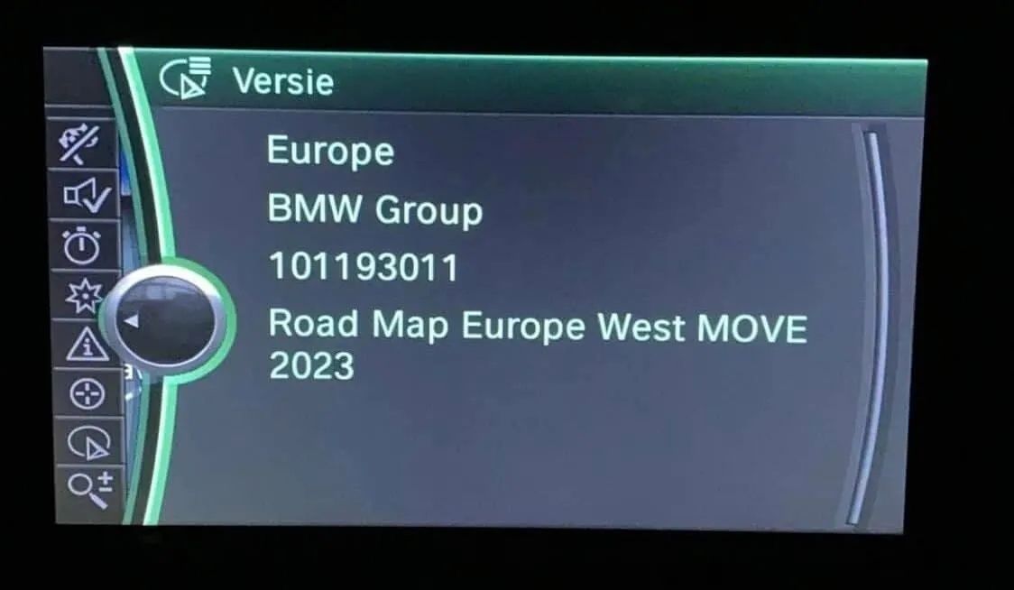 BMW Mini mapas GPS Move 2023 Europa Ocidental