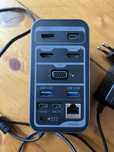 Hub usb-c 15 w 1 aktywny hdmi rj45 hub-m21