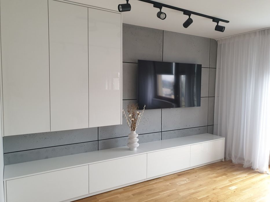 Meble do salonu biały połysk