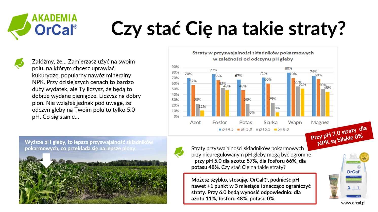 OrCal® - podnieś pH gleby nawet +1 punkt w 3 m-ce, 4 tony po 1 zł
