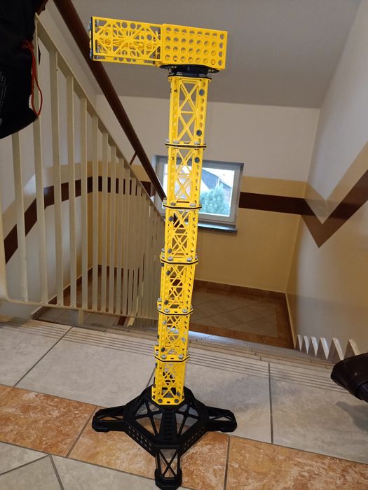 Dźwig żuraw budowlany zabawka do skręcania