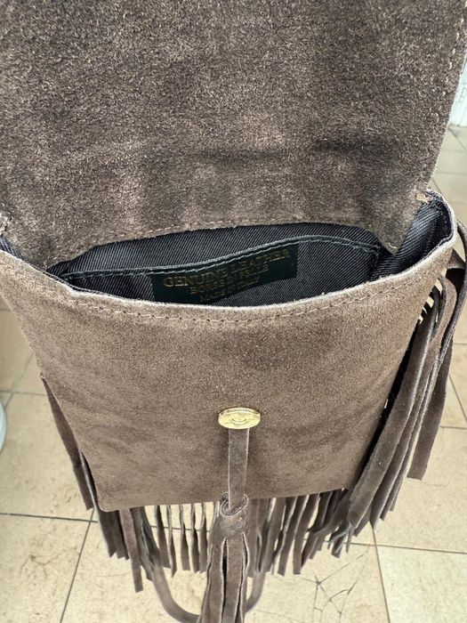 Włoska torebka zamszową w stylu Bocho