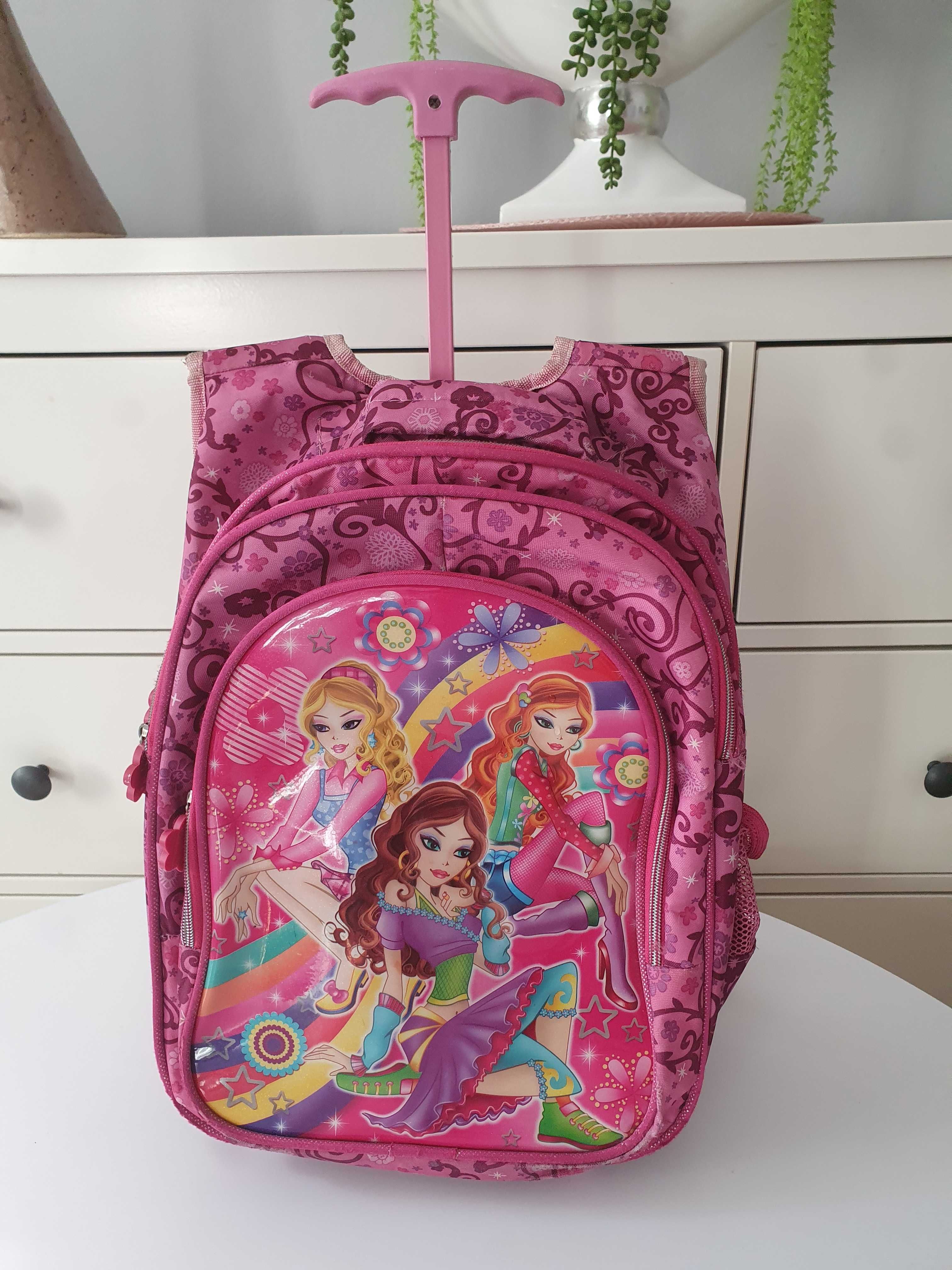 Plecak walizka na kółkach różowa Ever After High - wersja limited