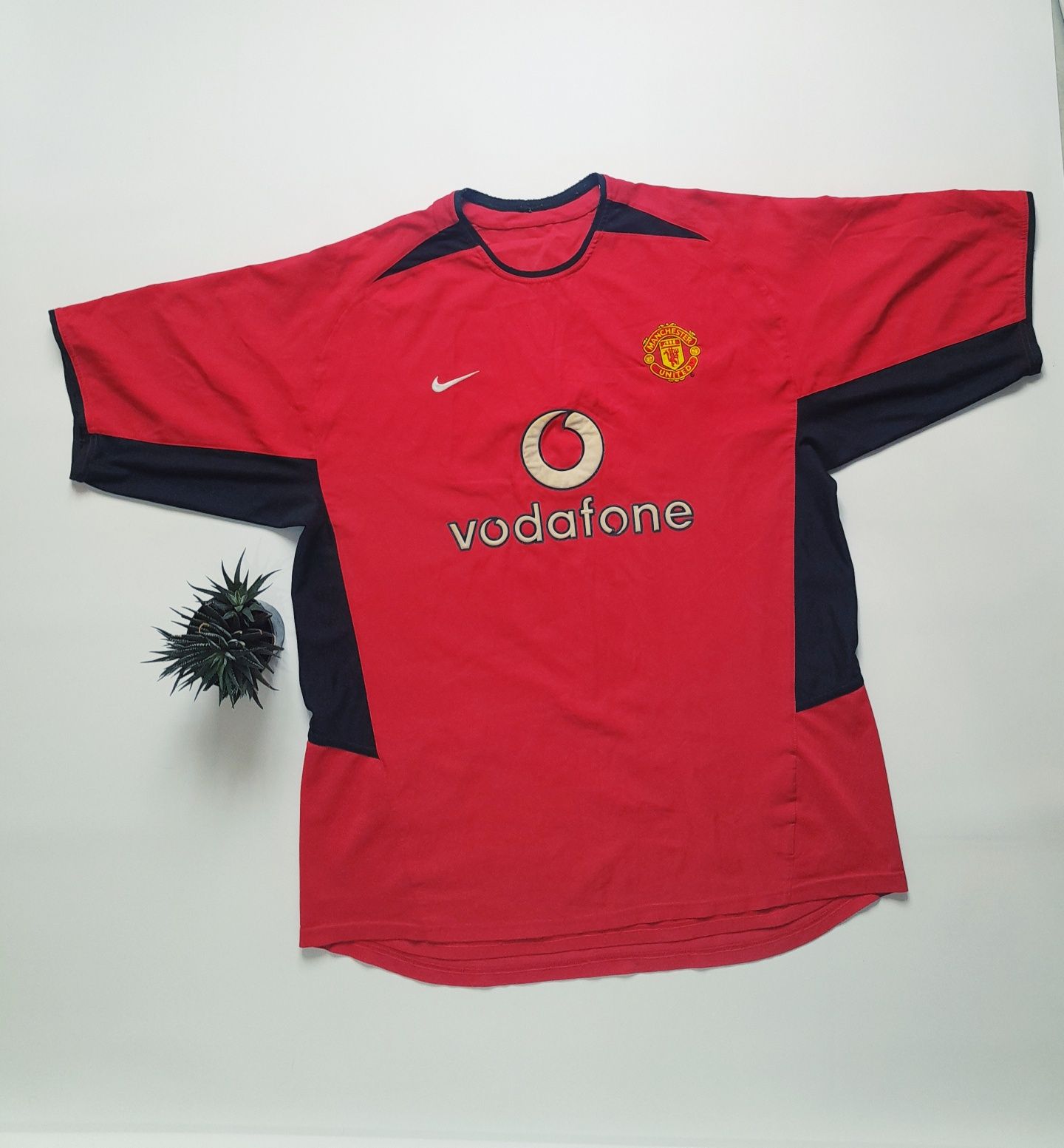 Футбольная футболка Manchester United  винтажная 2002 года