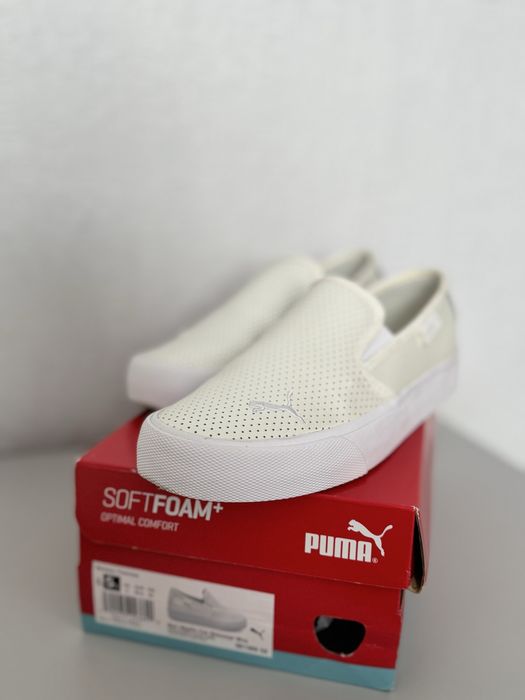 Нові сліпони Puma SoftFoam+ | Білі | Оригінал | Розмір 36