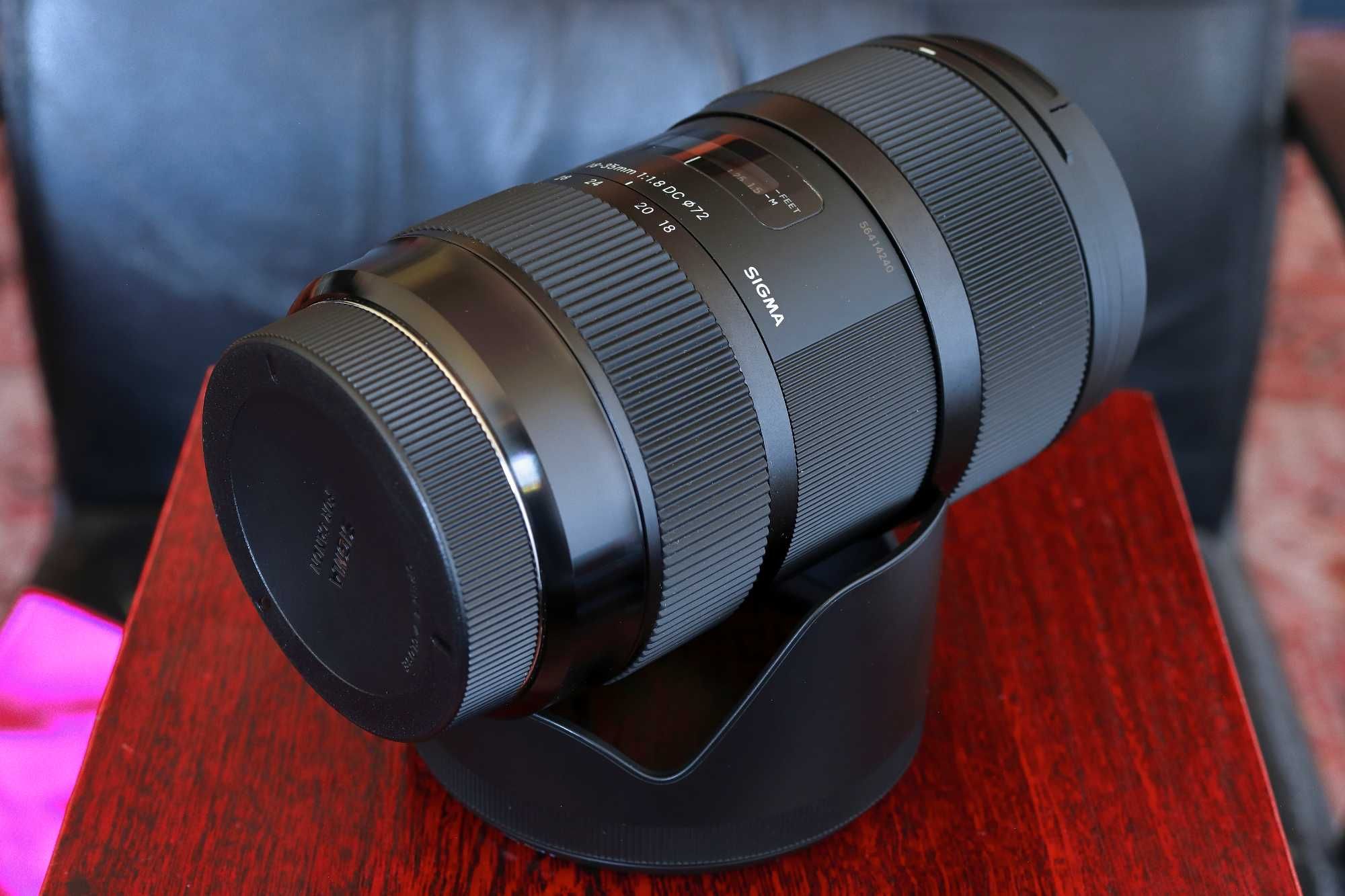 Sigma A 18-35 mm f/1.8 DC HSM dla Canon + filtr cpl Hoya PRO1 Digital