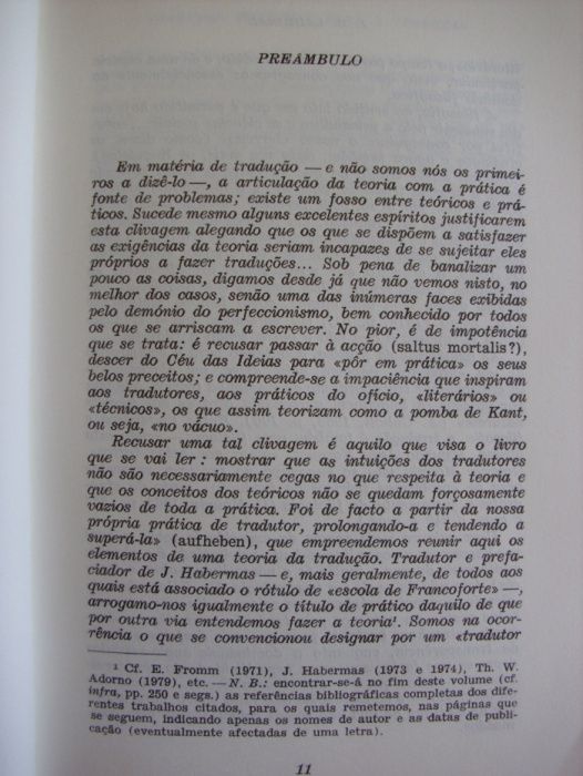 Traduzir, teoremas para tradução de J. R. Ladmiral