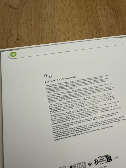 iPad Pro 13 Pro M4 2tb selado