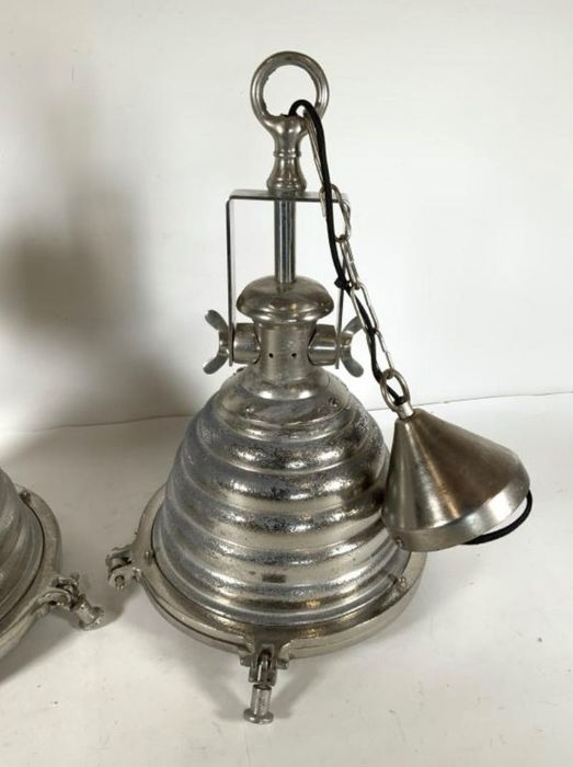 Par de candeeiros de teto design industrial vintage