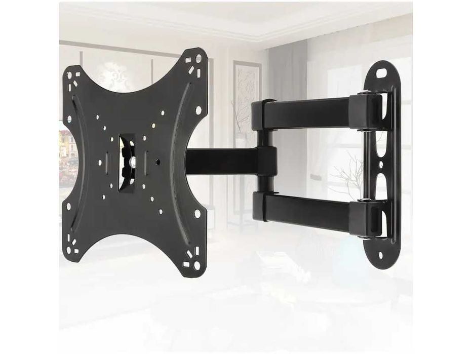Кронштейн для телевізора кріплення з поворотом 14"-42" до 35 кг