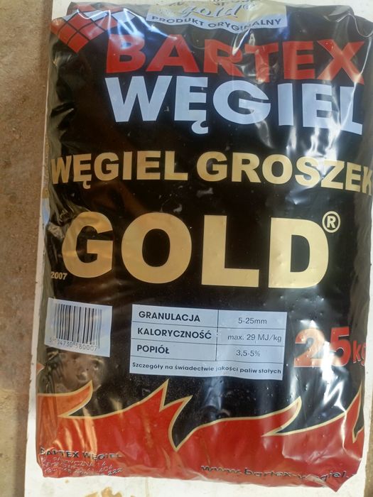 Ekogroszek Bartek Gold węgiel wysoko energetyczny