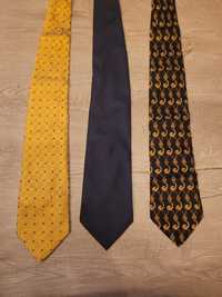3 jedwabne krawaty