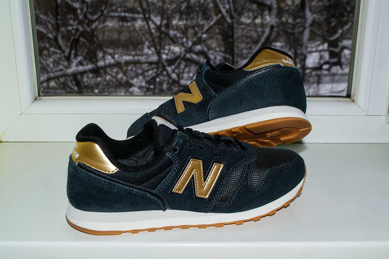 ‼️кросівки New Balance 373 WL373FB2 black/gold 38 р оригінал