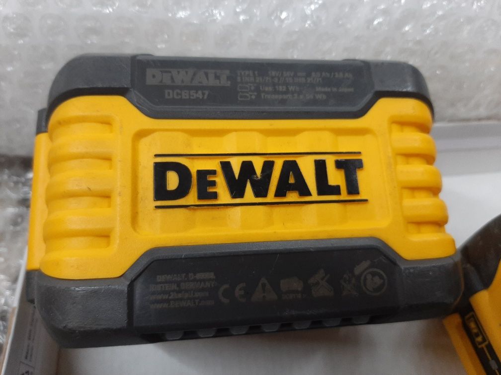 2x Bateria DeWalt Flexvolt 54V 9.0Ah 18V akumulator