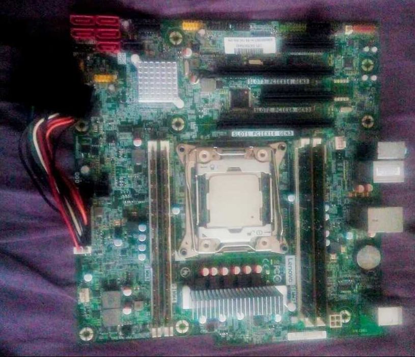 Комплект с xeon e5-2680 v4 32gb материнка Lenovo