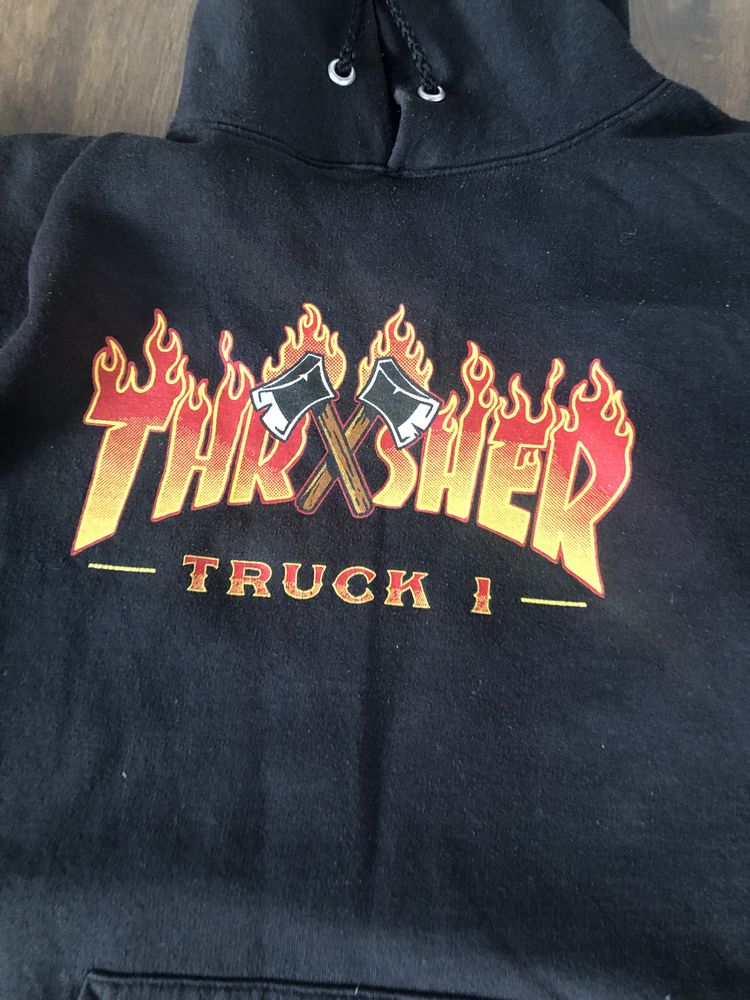 Thrasher flame truck logo