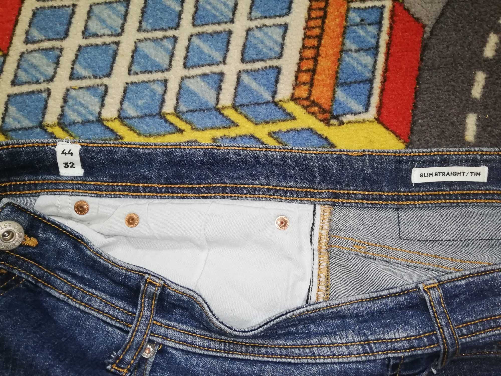 Spodnie męskie jeansy xxxl