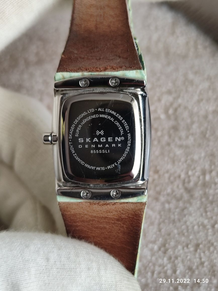 Часы skagen denmark 855ssli перламутр