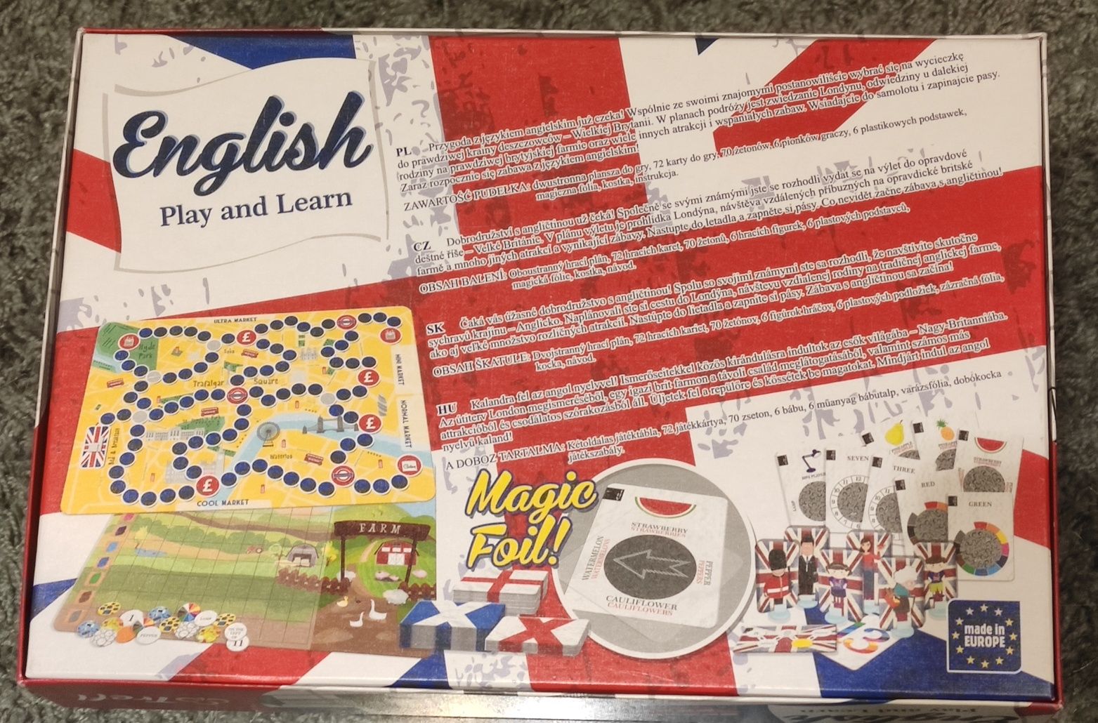 Gra edukacyjna dla dzieci English Play and Lern