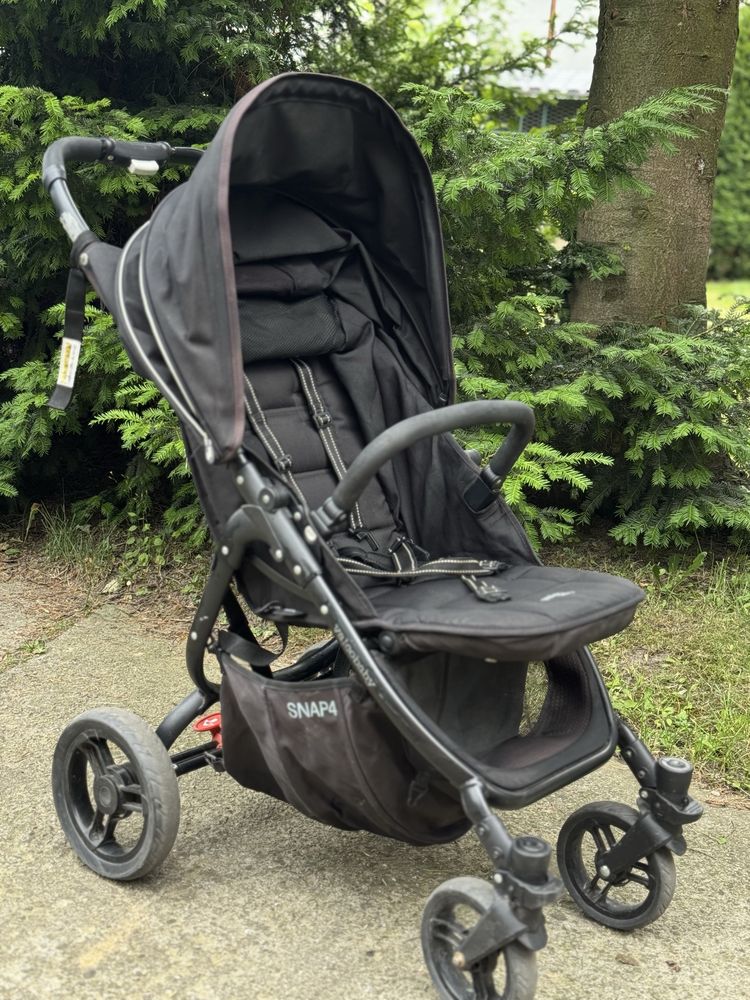 Wózek spacerowy Valco Snap 4 black czarny spacerówka