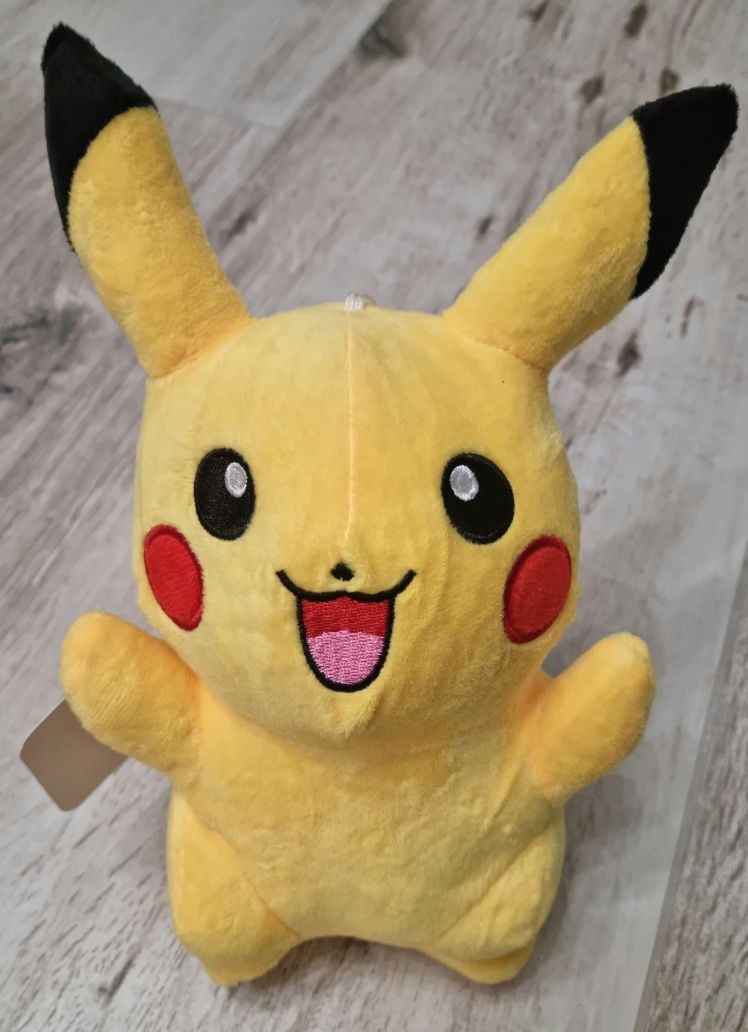 DZIŚ WYSYŁKA! Nowa maskotka pluszak Pikachu Pikaczu z Pokemon 25cm