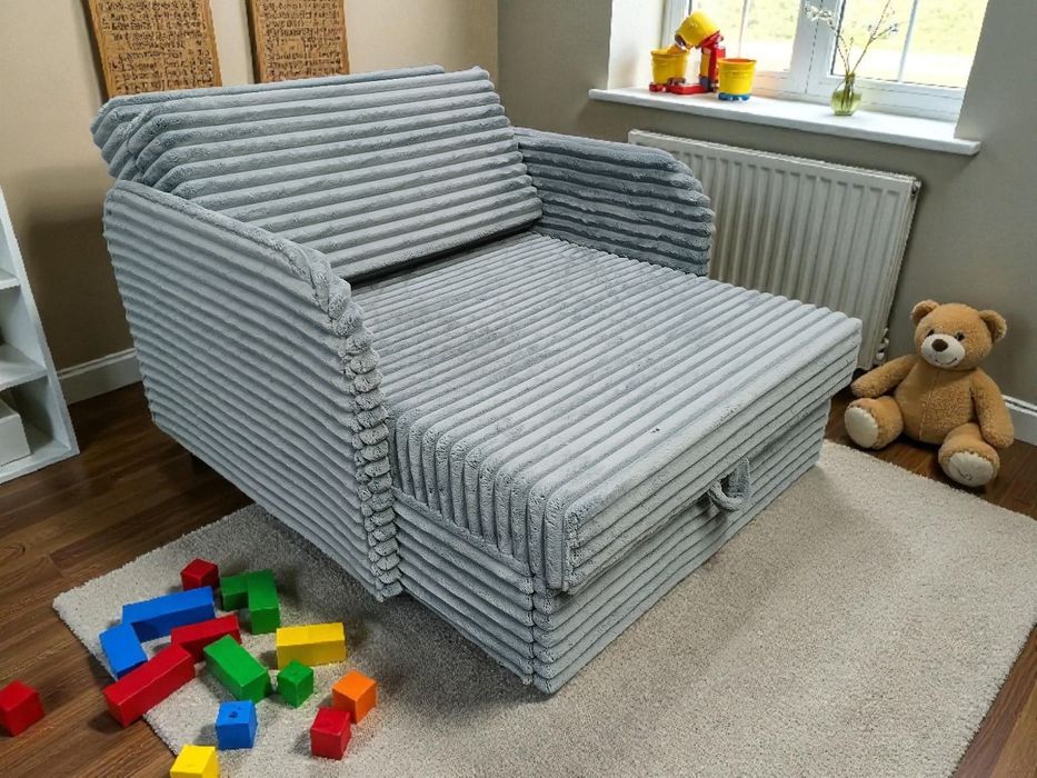 Sofa fotel rozkładany dla dzieci dwa bok dostawa w całym kraju i