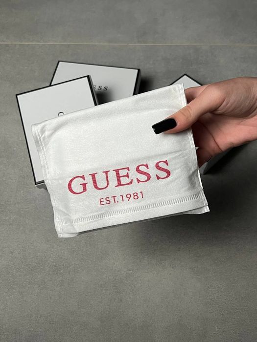 Мужской Кошелек Guess монограм / Подарок для мужчинкошелек