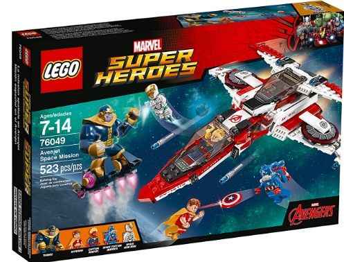 LEGO Super Heroes 76049 Avenjet Space Mission Реактивный самолёт Мстит