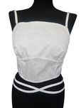 Calvin Klein biały top, r M bawełna