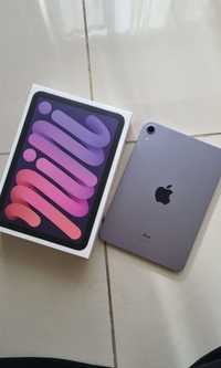 iPad Mini 6, 64GB roxo NOVO + acessórios