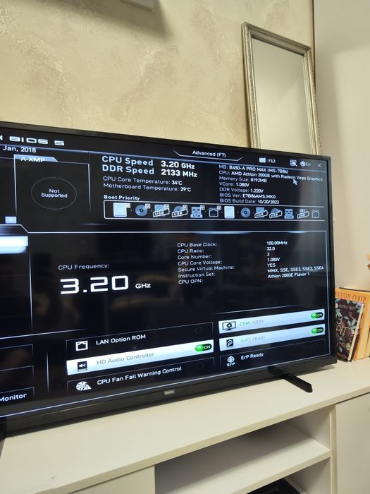 Материнська плата MSI b450 A Pro Max am4 ddr4