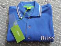 Hugo Boss Green mens polo new blue - M