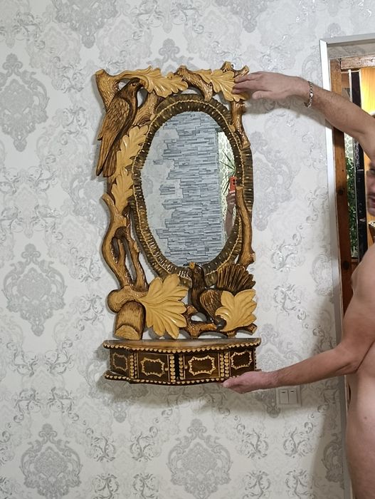 Продам деревянной зеркало